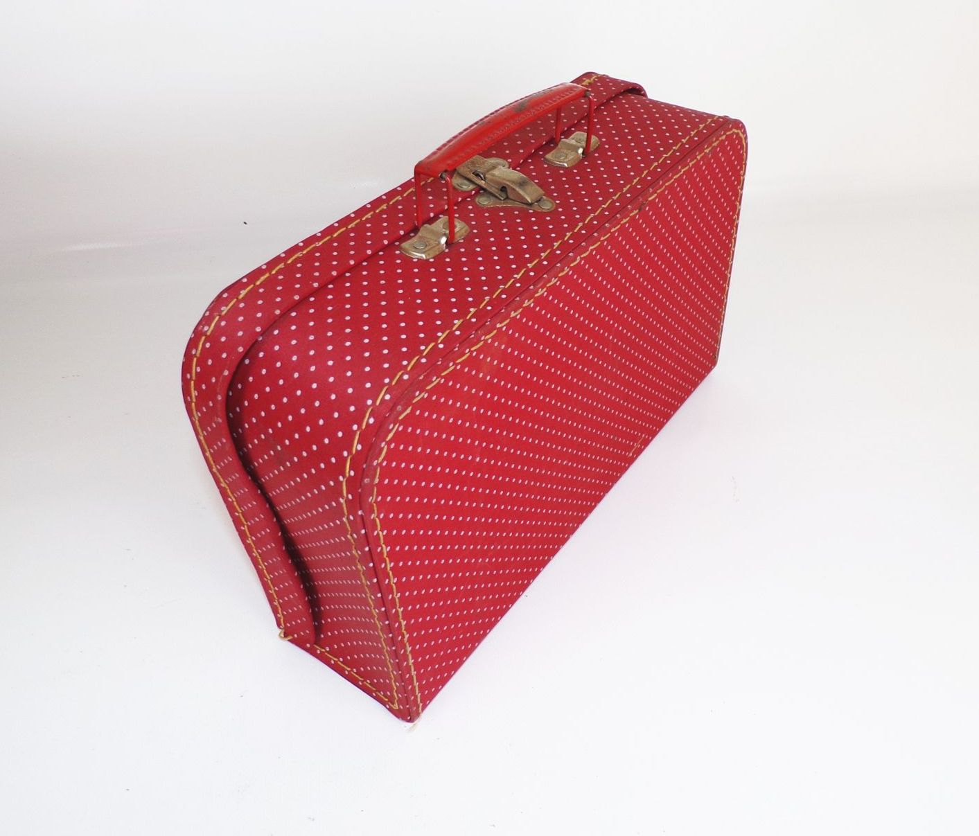 Alter Koffer Kinderkoffer Rot 60 er 70er DDR Tragekoffer Spielzeugkoffer Alter Koffer Kinderkoffer Rot 60 er 70er DDR Tragekoffer Spielzeugkoffer