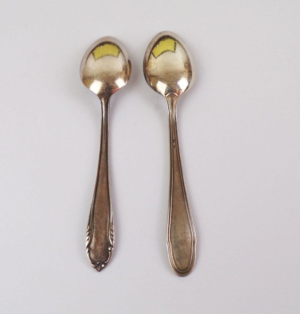 Teelöffel WMF GSL 12 Stück 2 Dekore Antik 90er Auflage Hirschfelde 