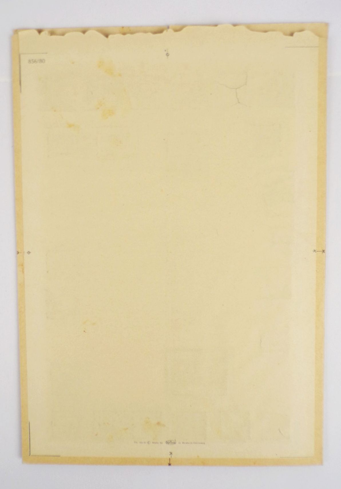 Alter Krüger Adventskalender zum Aufstellen Weihnachtskrippe Vintage 