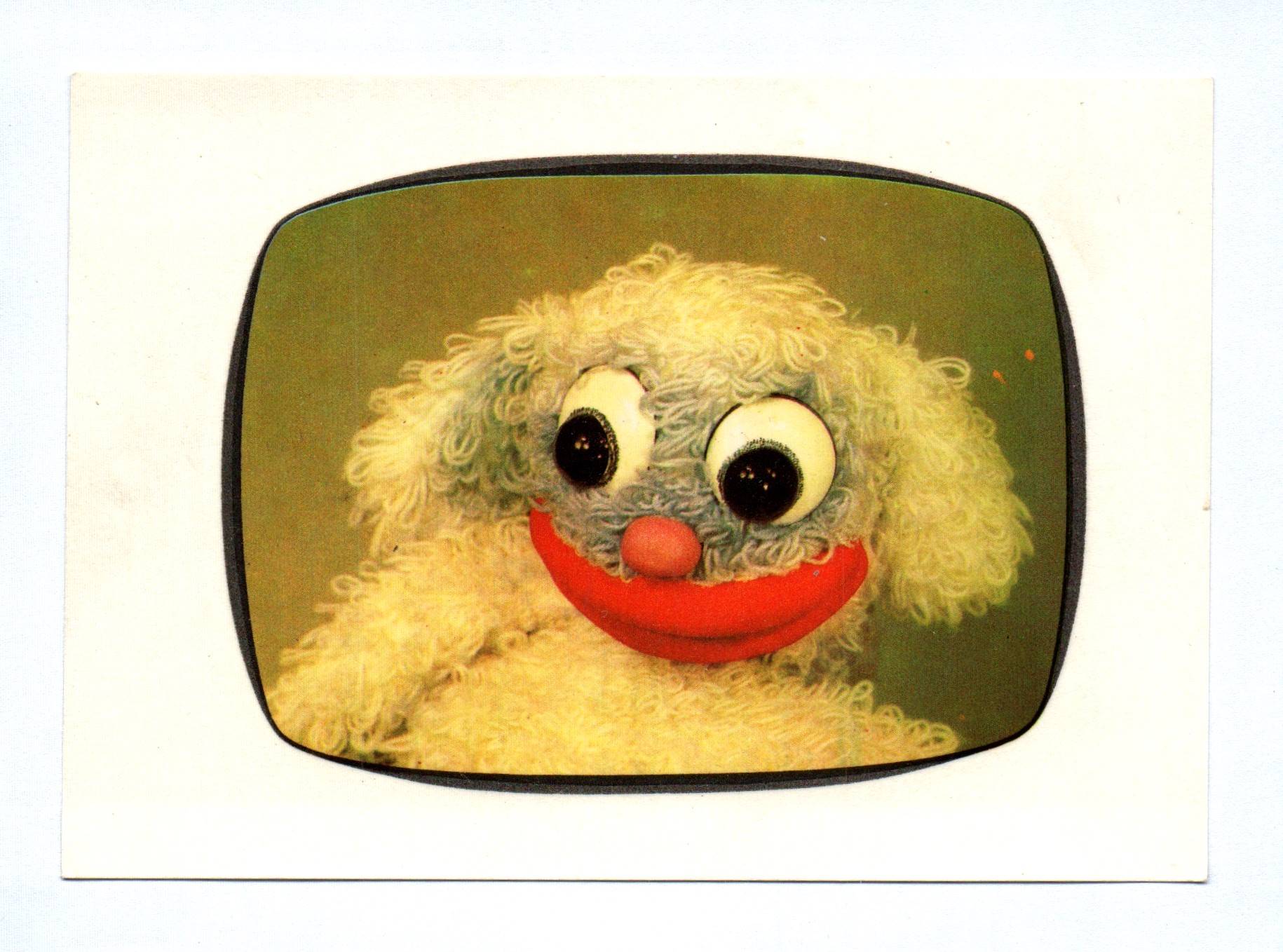 DDR Abziehbilder 4 Stück 1987 Defi Spielhaus Pittiplatsch Schnatterinchen Moppi