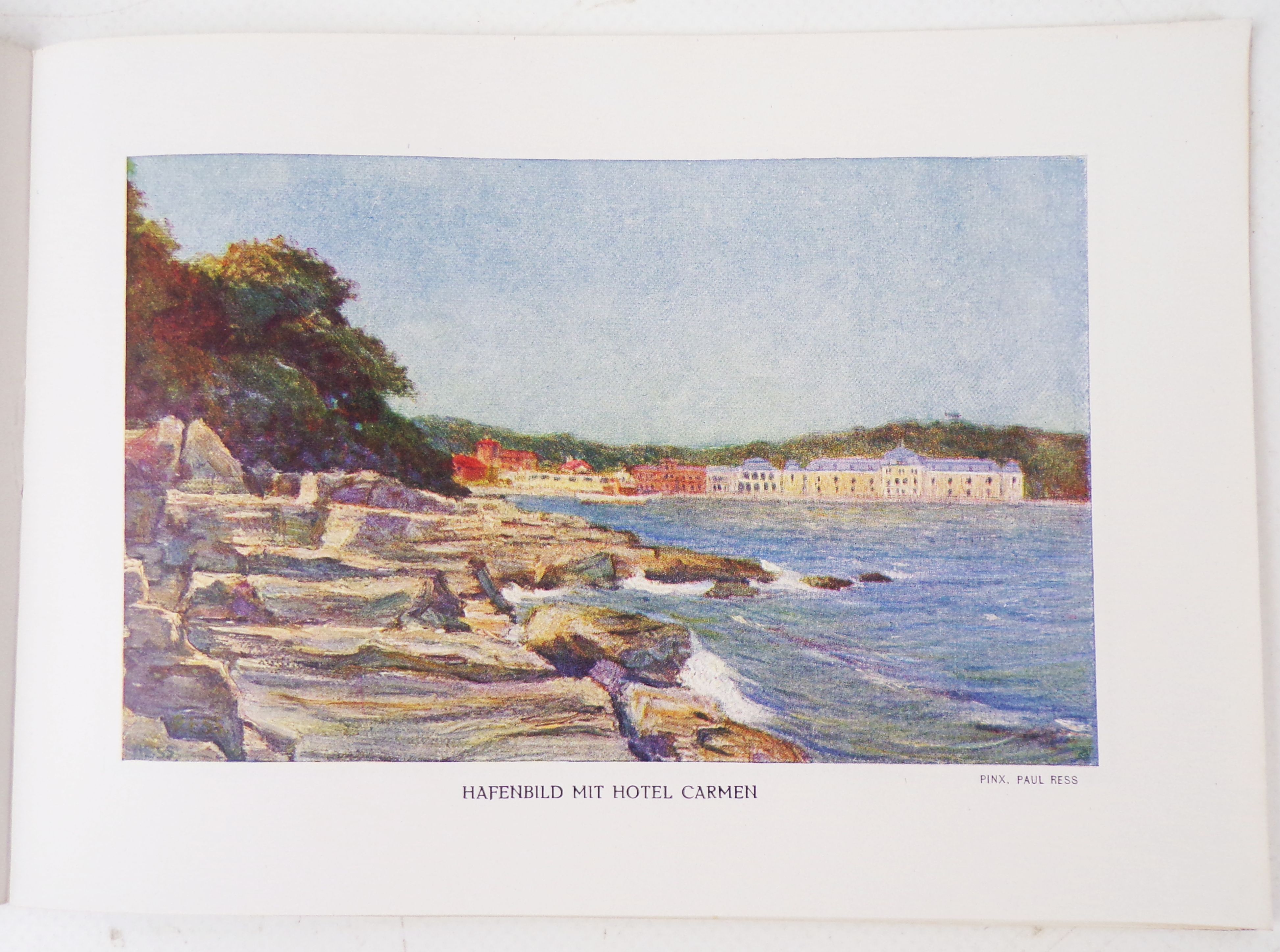 Brioni Pola Pula Heft Paul Ress 1910 er Reise Prospekt