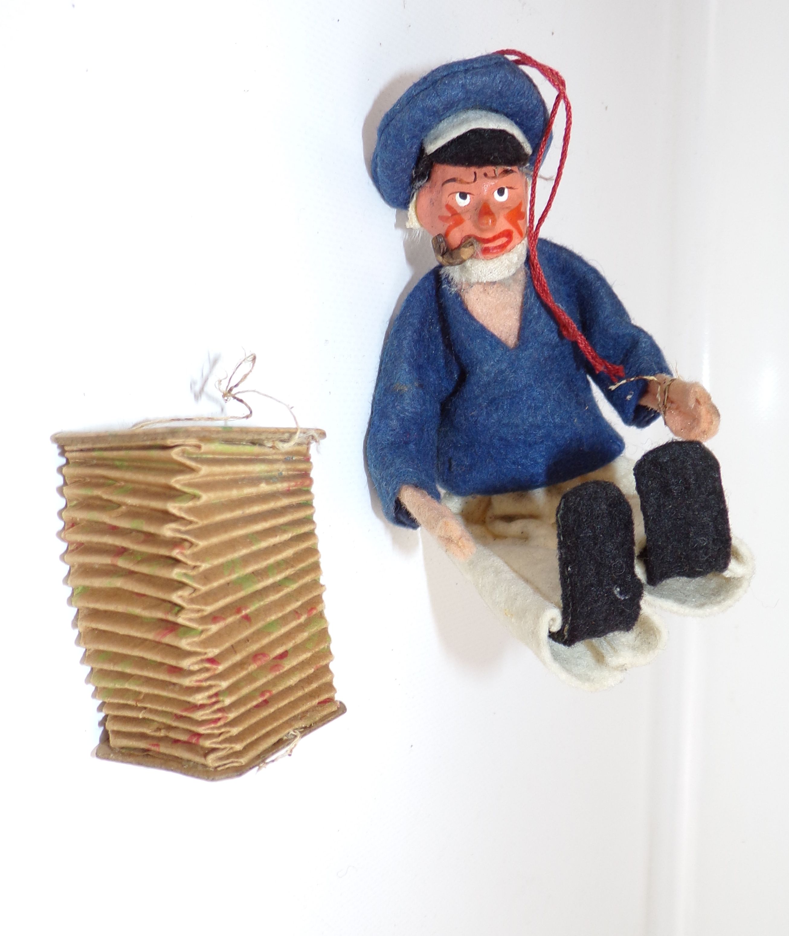 Alte Biegepuppe Matrose Akkordeon Masse Souvenir Käptn Brass Alte Biegepuppe Matrose Akkordeon Masse Souvenir Käptn Brass