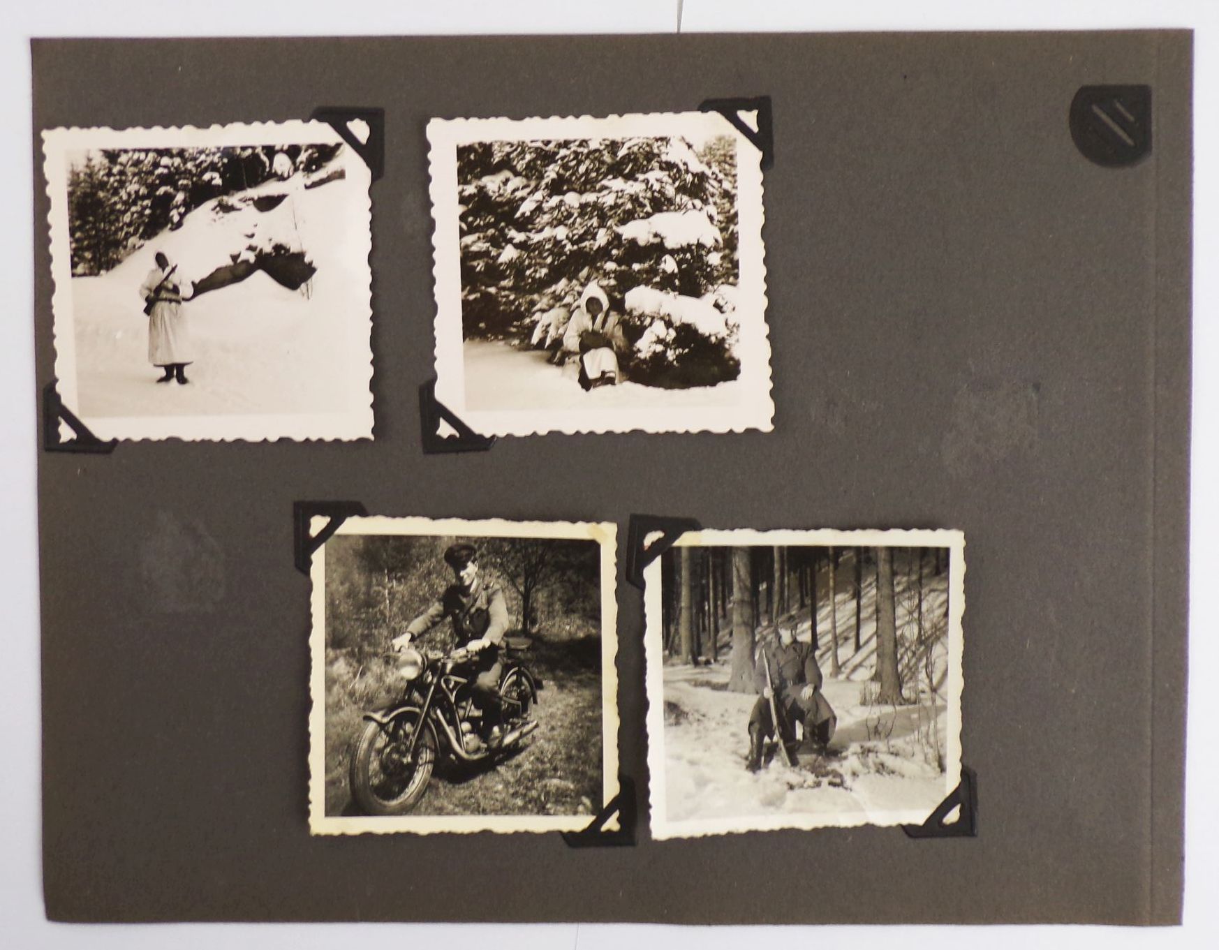 Lot Fotos Grenze Motorrad EMW SR Volkspolizei Krad Beiwagen 1950er 60er DDR