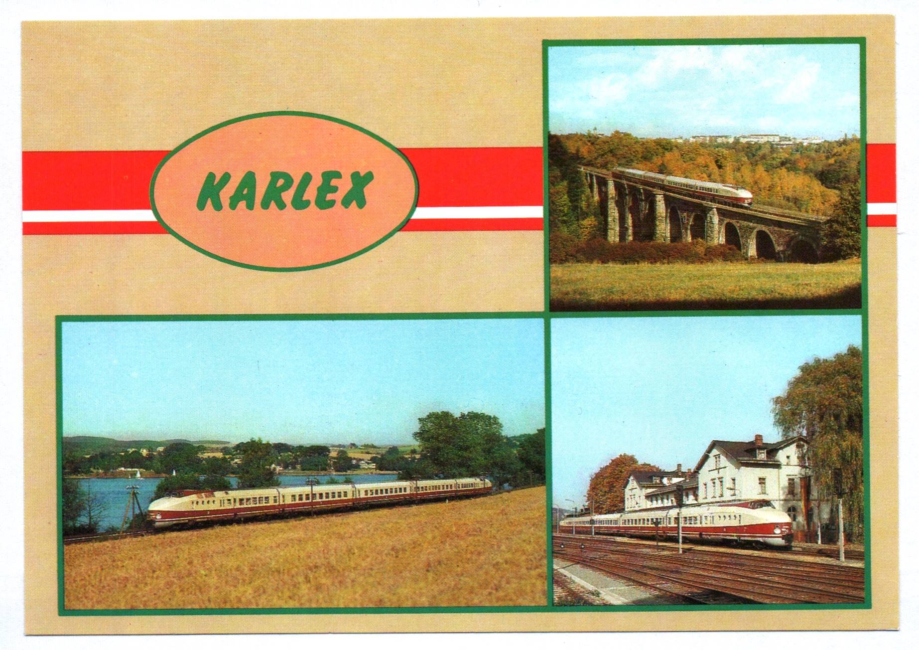 Ak Karlex VT 1750 Eisenbahn Talsperre Pirk Oelsnitz 1985 Ak Karlex VT 1750 Eisenbahn Talsperre Pirk Oelsnitz 1985