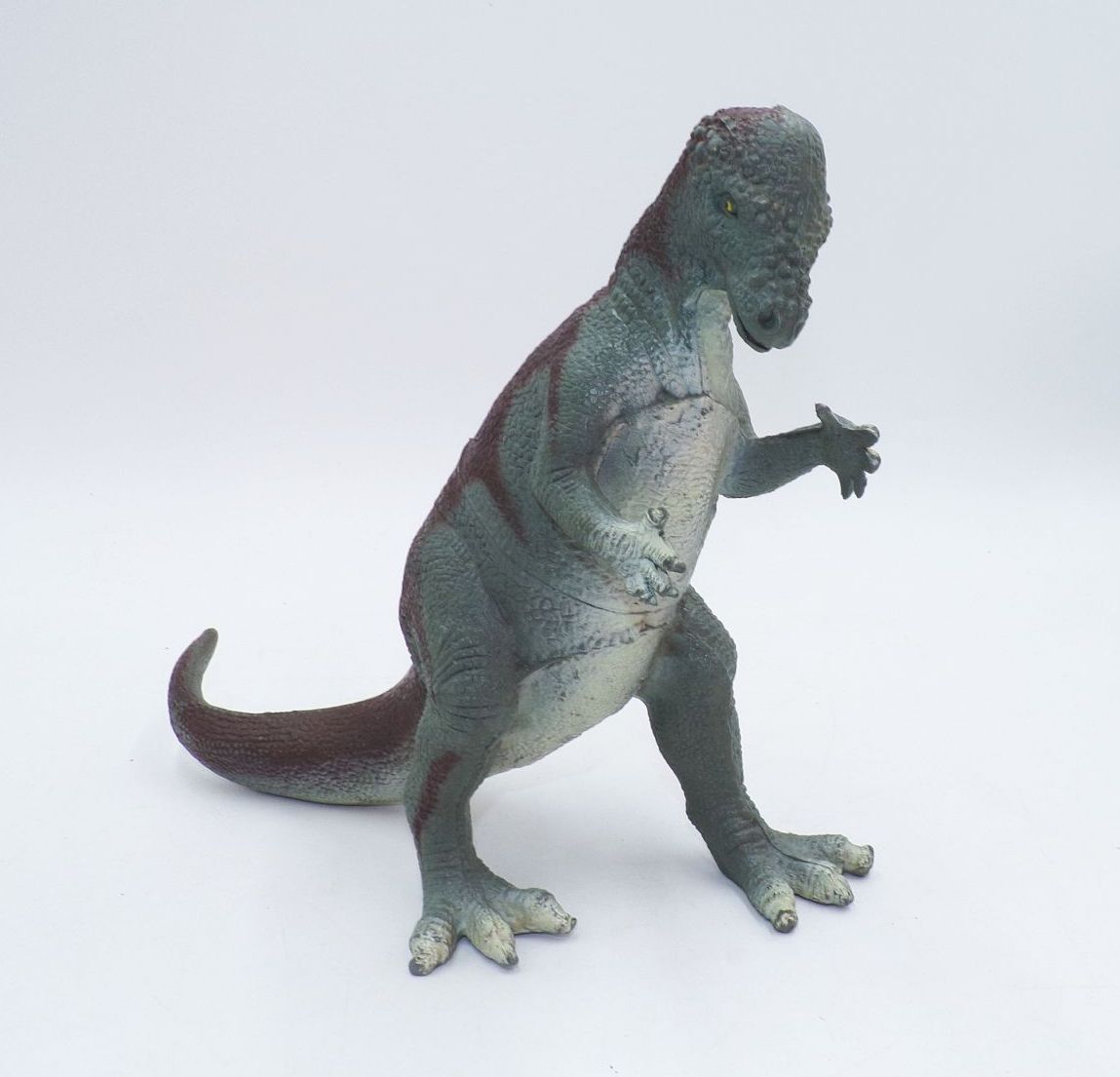 Pachycephalosaurus Dickschädel-Dinosaurier Spielzeug Hartgummi 1991 Pachycephalosaurus Dickschädel-Dinosaurier Spielzeug Hartgummi 1991