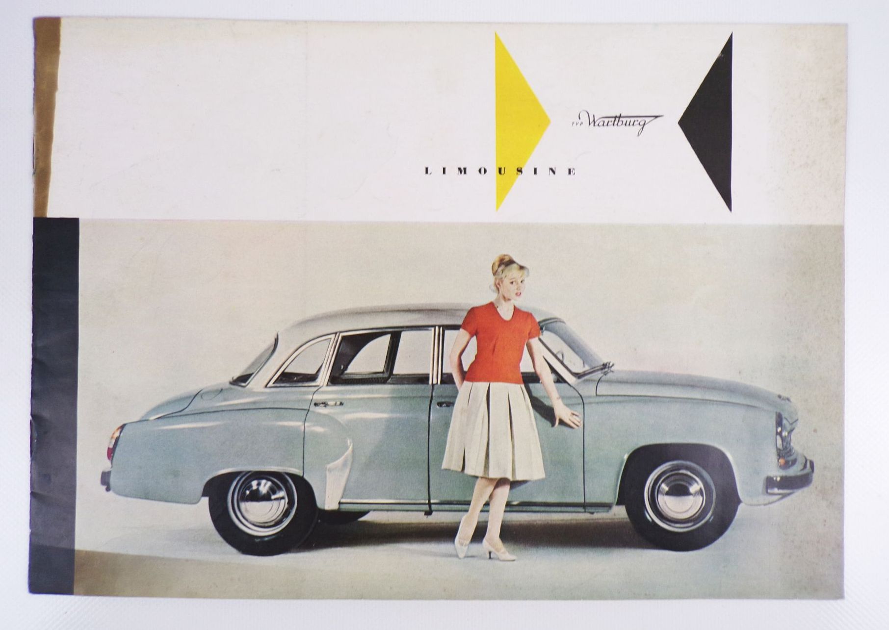 Prospekt Wartburg Limousine 1959 VEB Automobil Eisenach Oldtimer