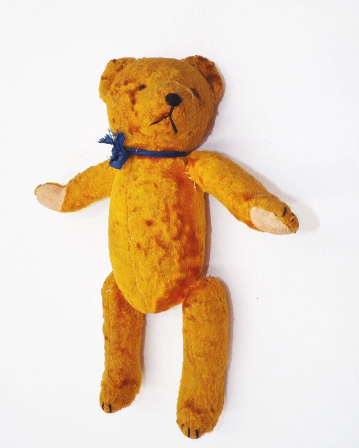 Alter Teddybär mit Glasaugen 28 cm