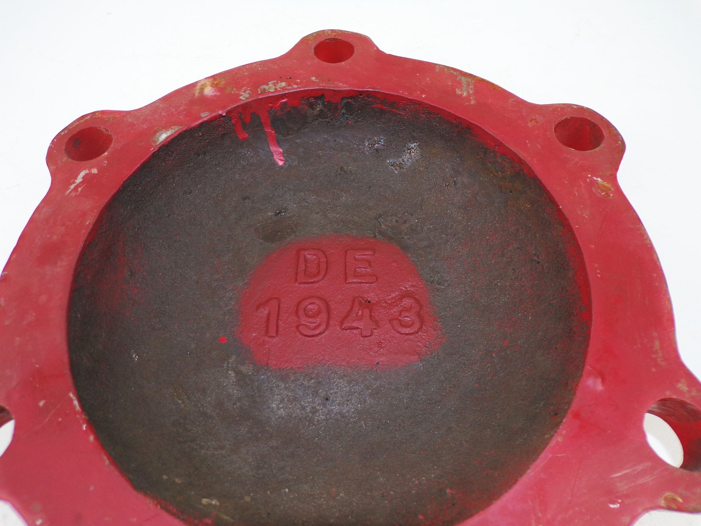 Alter Achslagerdeckel DR Rollenlager DE 1943 Dampflok Reichsbahn