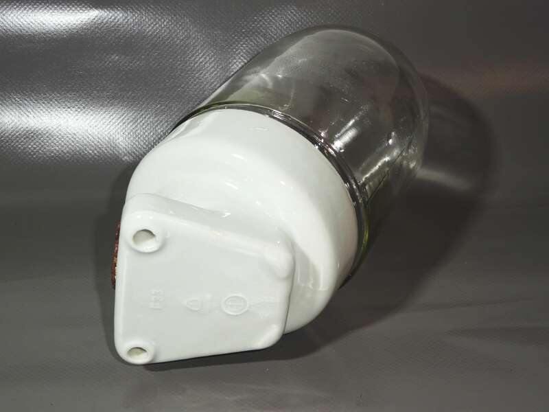 Old Glaskolbenlampe Glas Porzellan Deckenlampe Wandleuchte Industrie 