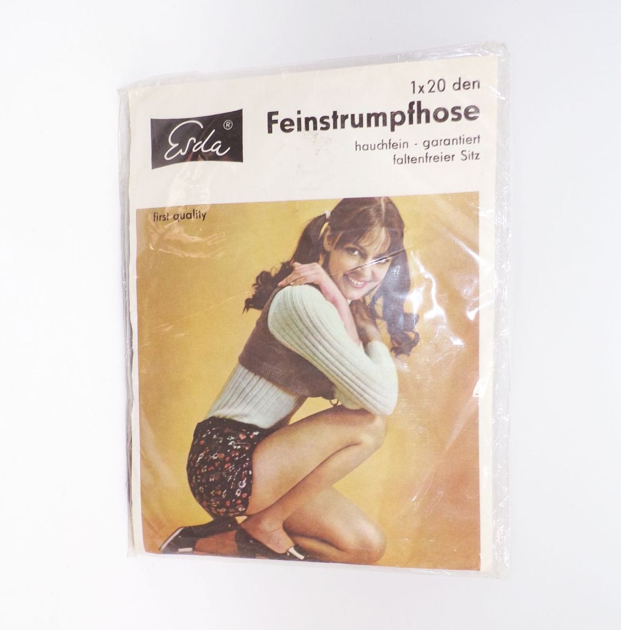 Esda Feinstrumpfhose mit Zwickel 1 x20 den DDR hauchfein faltenfrei 