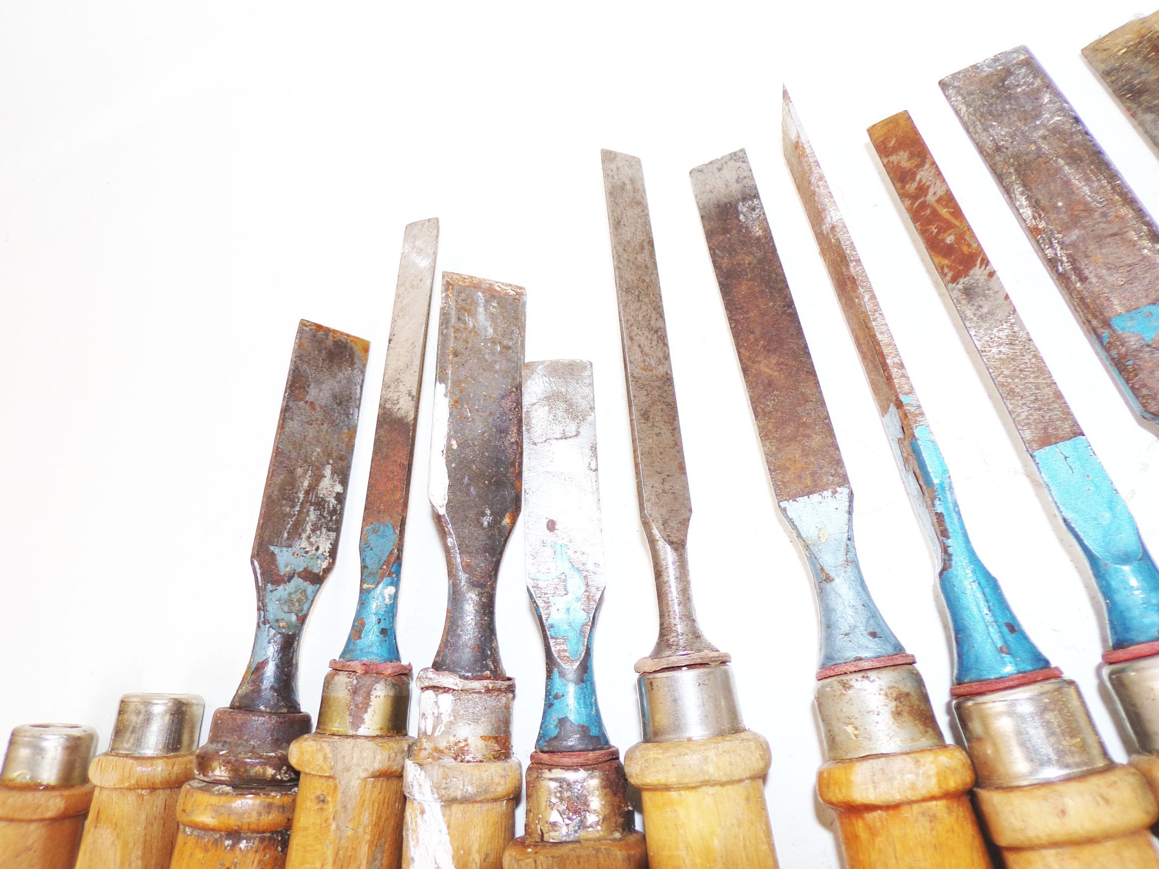 Konvolut alte Stechbeitel Stemmeisen 12 Stück Werkzeug