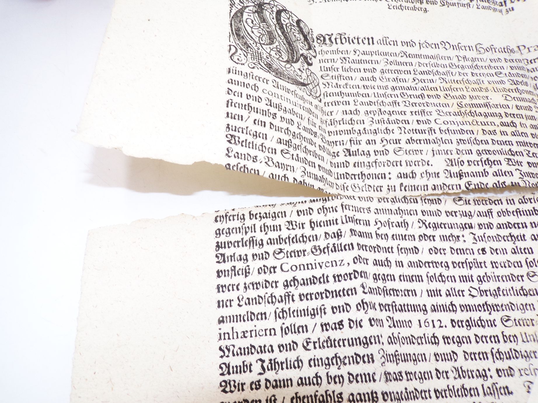 Edikt Ferdinand Maria Kurfürst Bayern 1666 Edikt Ferdinand Maria Kurfürst Bayern 1666