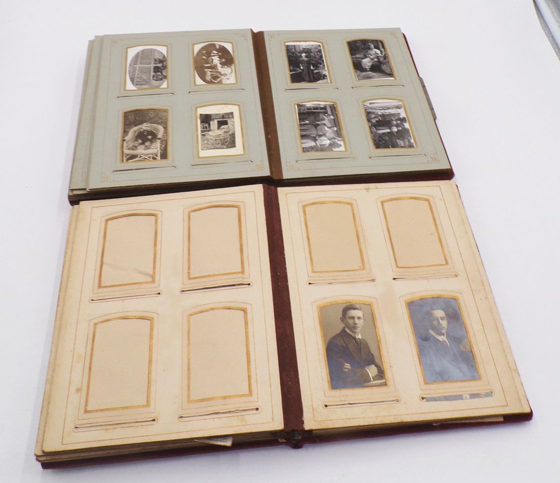 CDV Fotoalben 2 Stück Kabinettsfoto um 1900 CDV Fotoalben 2 Stück Kabinettsfoto um 1900