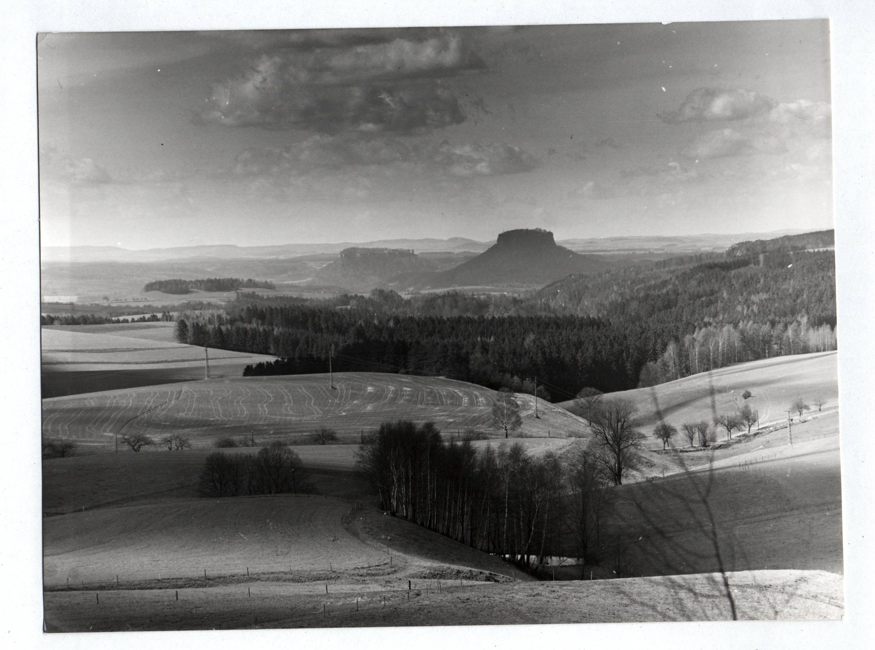 Fotografien Sächsische Schweiz Lilienstein 1970 er 2 Stück Manfred Sieber Hohwald
