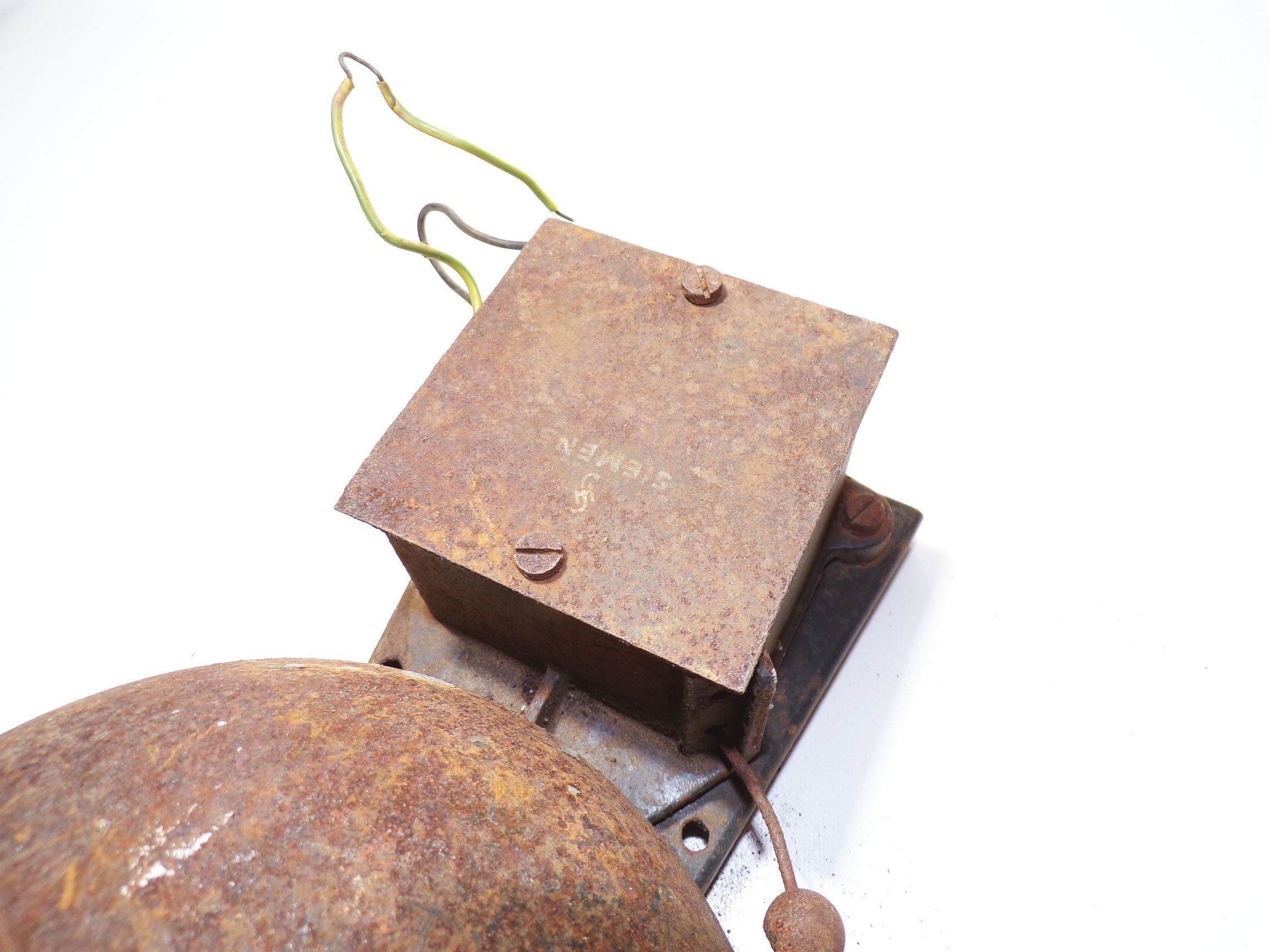 Siemens Halske Klingel Schulglocke Industrie Läute D 20 cm Glocke Türklingel 