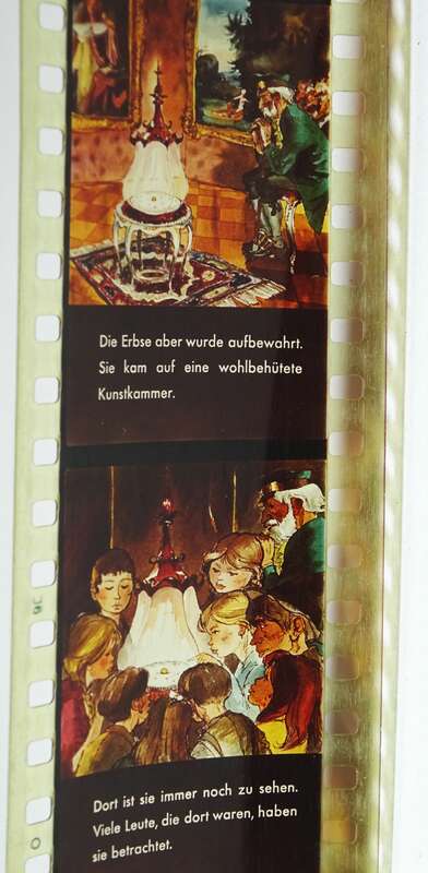 Defa Color Bildband 269 Die Prinzessin auf der Erbse DDR Diafilm Bakelitdose 