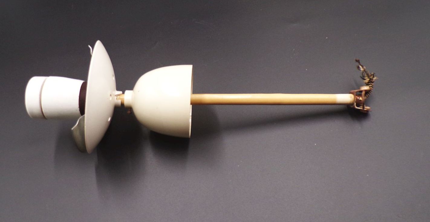 Alte Bauhaus Deckenleuchte Weiss E27 Vintage Deckenlampe