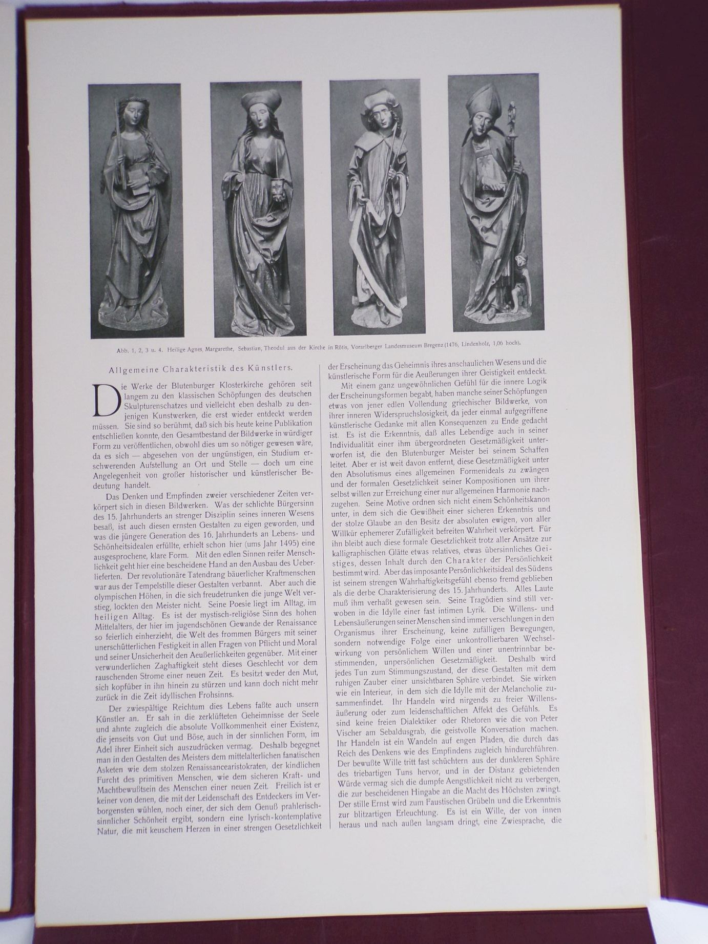 Meisterwerke der Plastik Bayerns Doktor Fritz Burger 1 und 2 Lieferung 1914