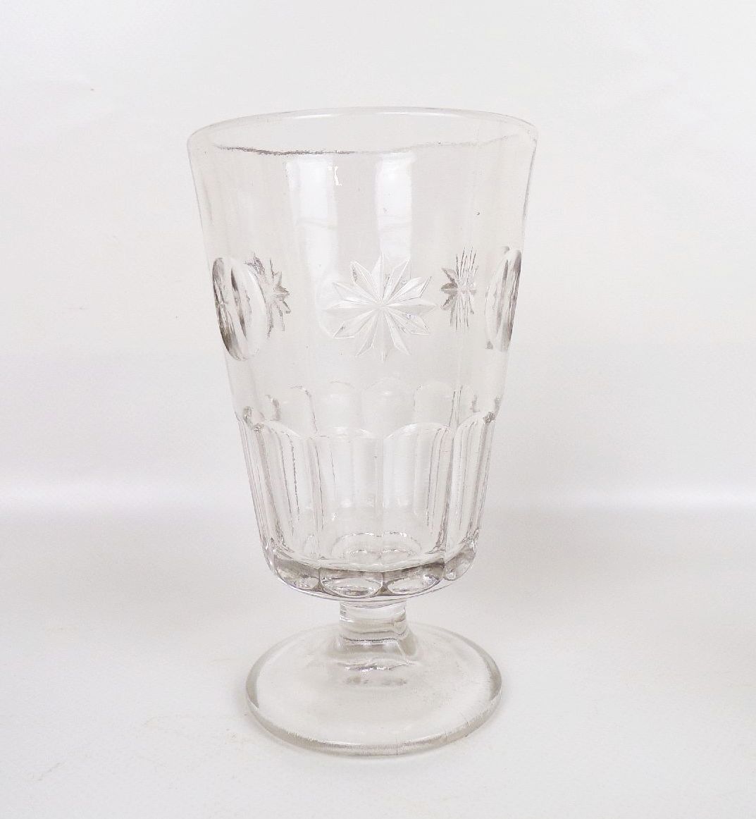 Alte Groggläser Pressglas 6 Stück Set Glasset Grogglas true vintage 