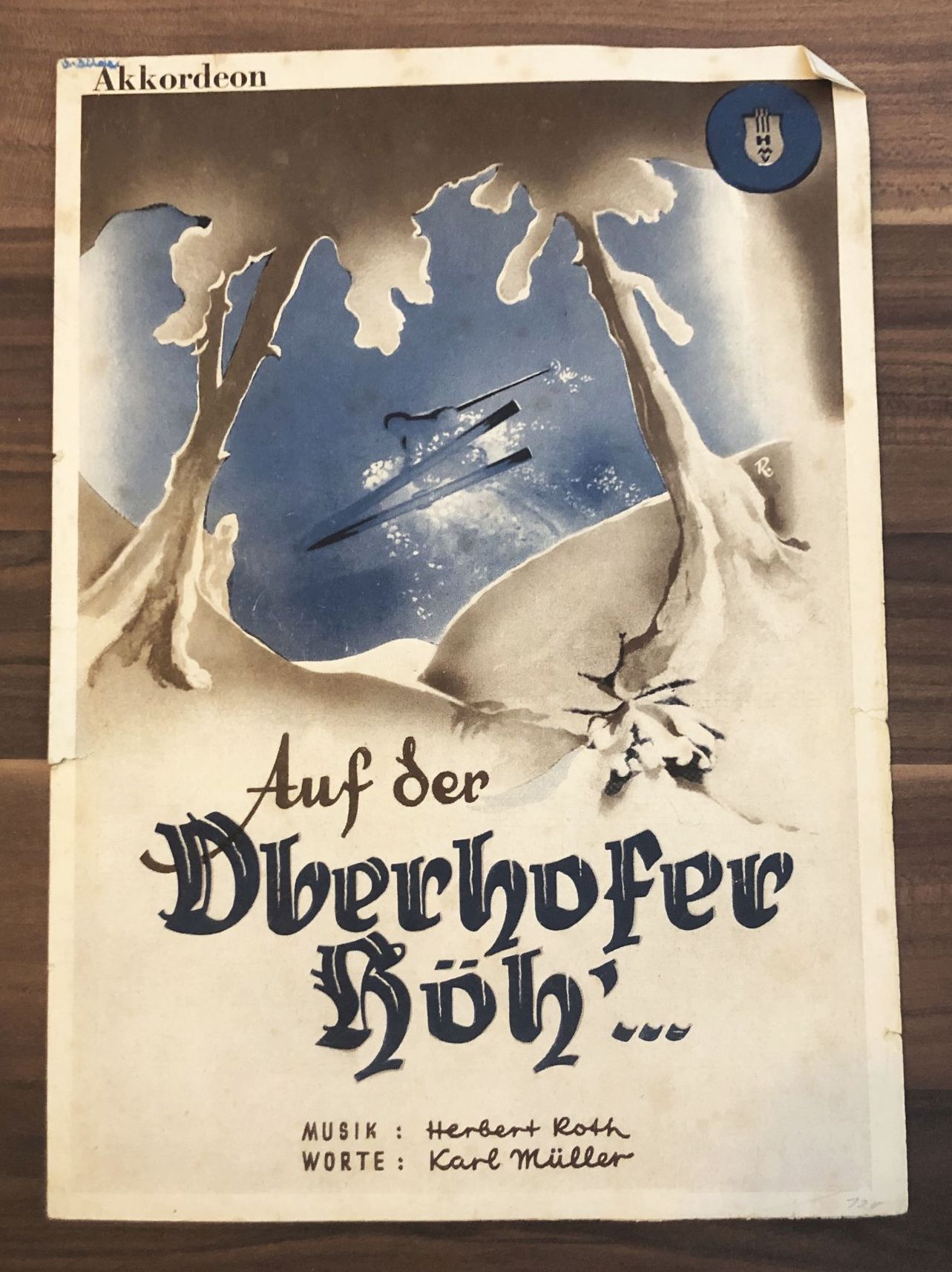 Herbert Roth alte Notenhefte Konvolut 24 Stück Akkordeon Noten