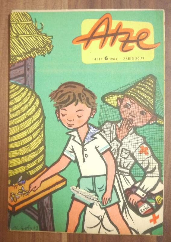 DDR Comic Atze 1963 Chamtenji Keira Heft 6 Kinderzeitschrift 1963