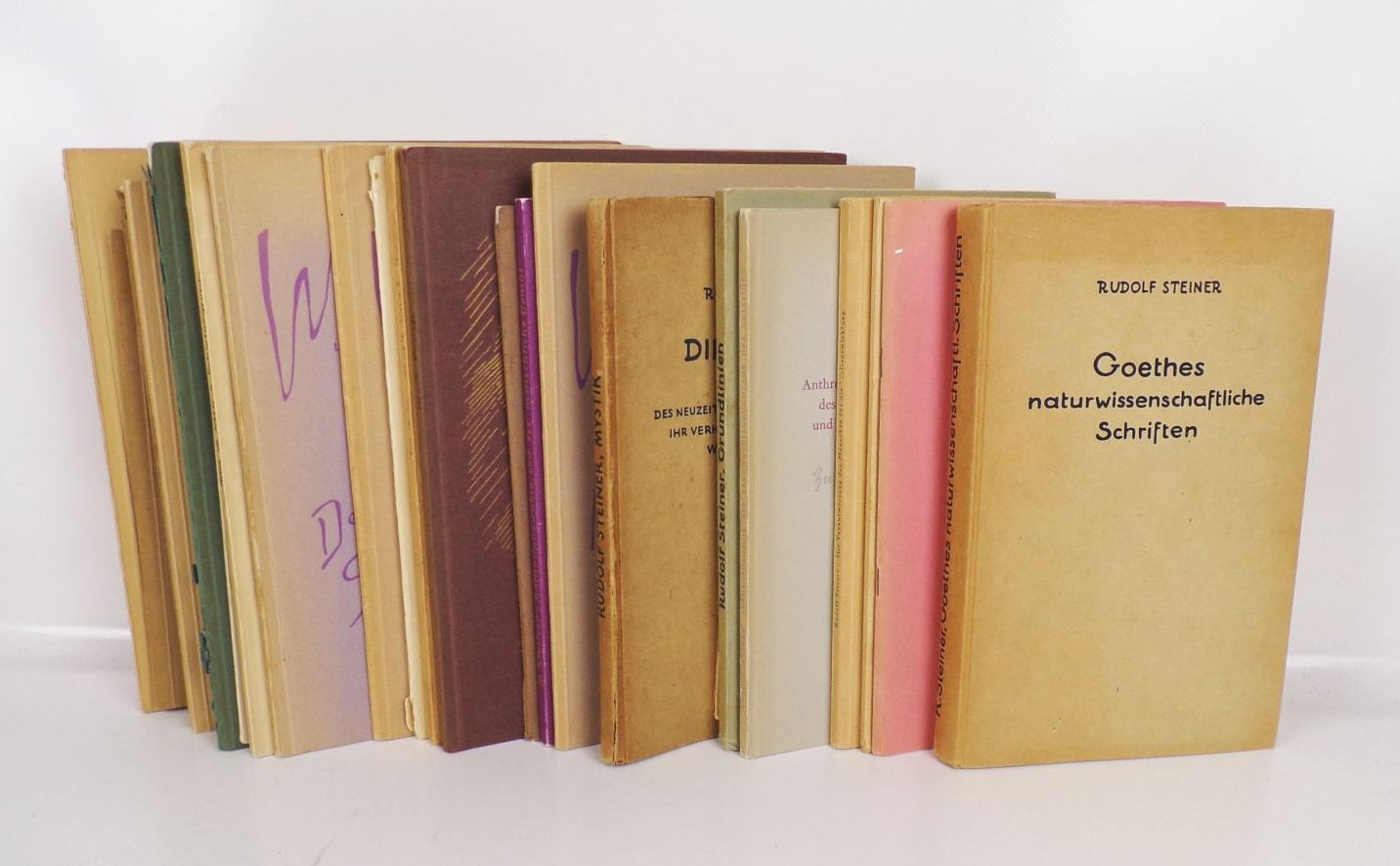 Rudolf Steiner Bücher Sammlung Okkult Hellsehen Spiritismus 