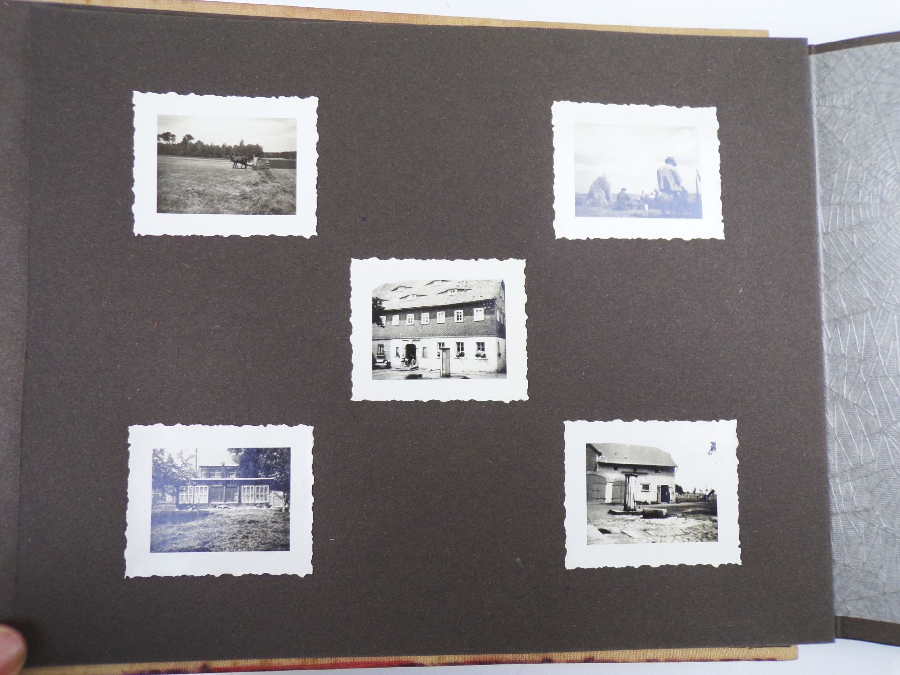 Fotoalbum Zeppelin Dampflok 1930er Sachsen Alpen