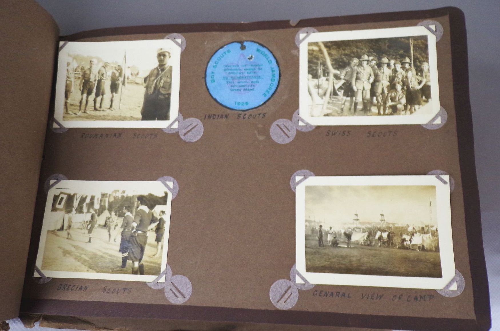 Altes England Fotoalbum Pfadfinder Treffen scouts um 1930 Altes England Fotoalbum Pfadfinder Treffen scouts um 1930