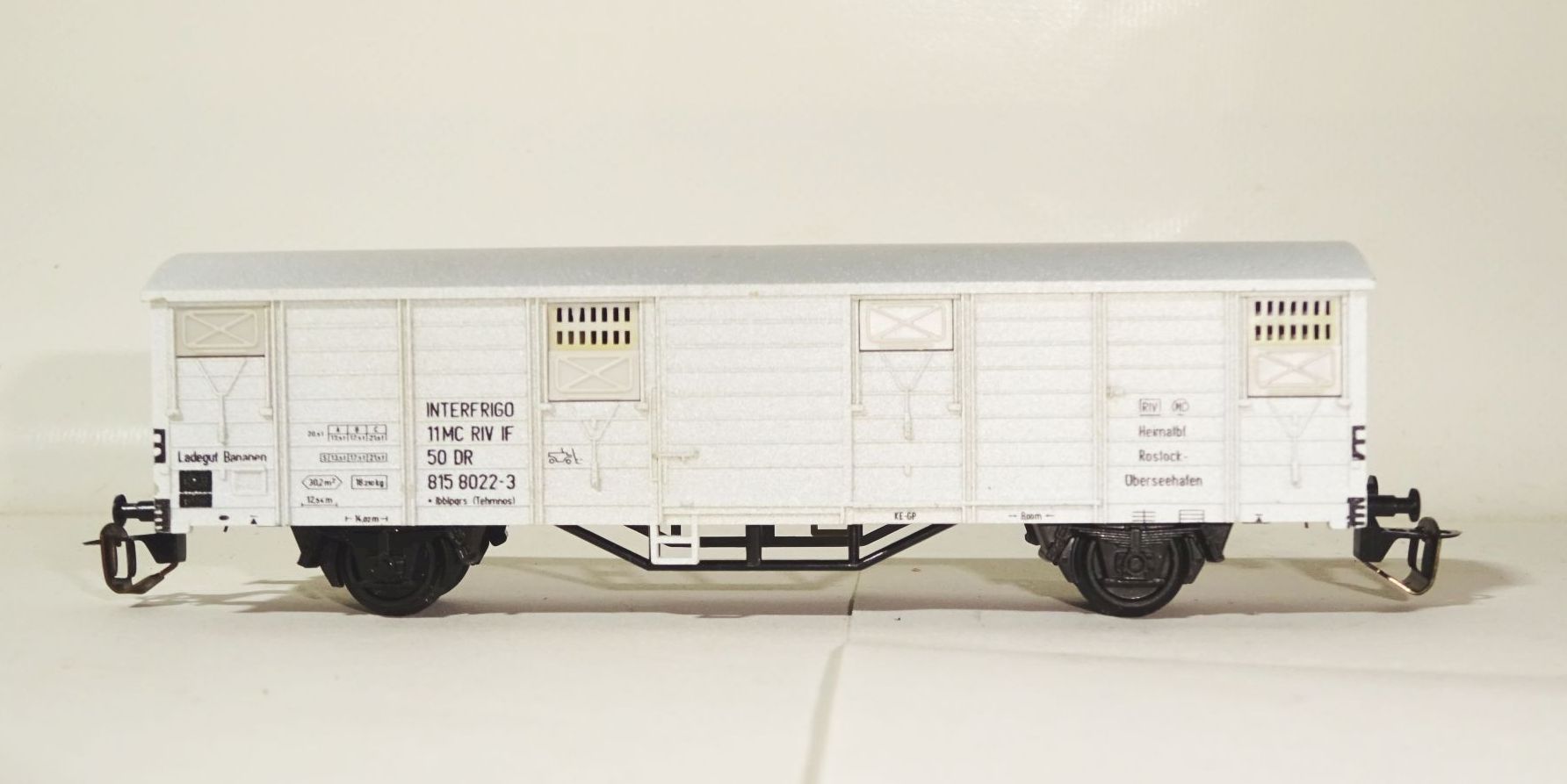 Berliner Bahnen TT Güterwagen Interfrico Kühlwagen BTTB 4153 DDR