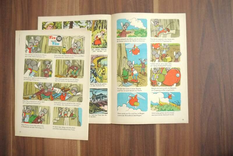 Atze DDR Comic Heft Brief des Junkers 1967 Kinder Zeitschrift