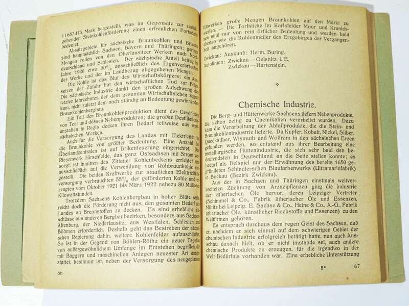 Dresdner Wanderbuch 1923 Rings um Dresden in 15 Tagen Sachsen 3 Bücher