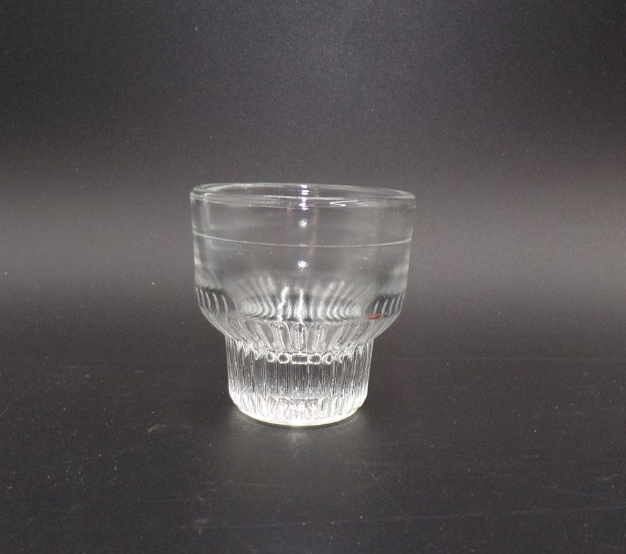 Schnapsglas Stamper 5 Stück Set Pressglas Mitropa HO Gaststätte 4 cl DDR