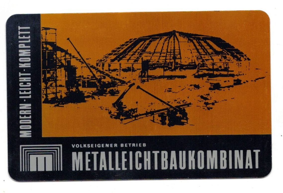 DDR Taschenkalender Metalleichtbau Kombinat 1987 Kalender 