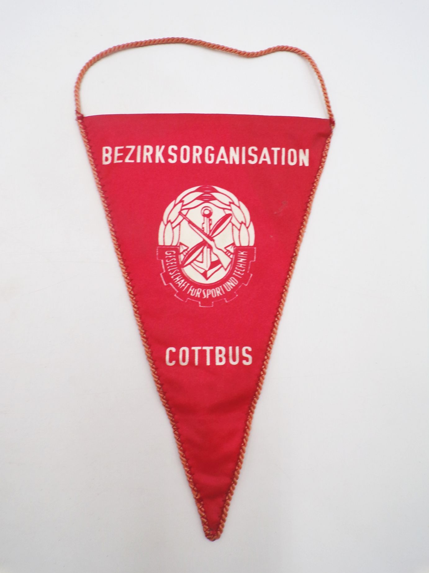 GST Wimpel Bezirksorganisation Cottbus 
