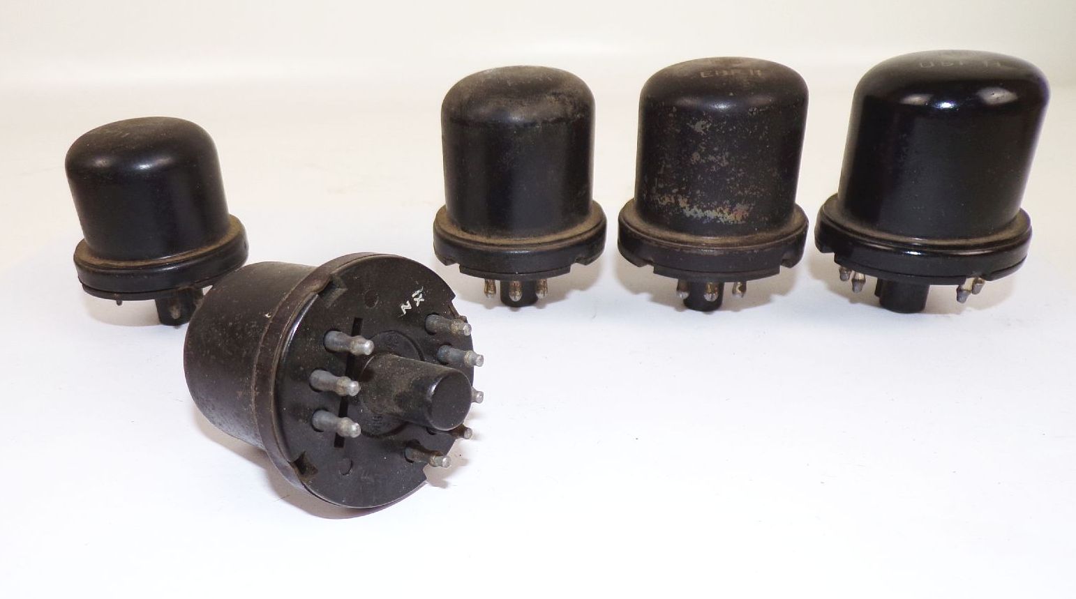 5 x Telefunken Röhren UBF11 ECH11 EBF11 EF11 tubes