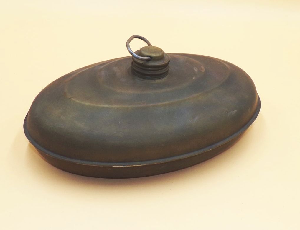 Alte Wärmeflasche Messing Vintage