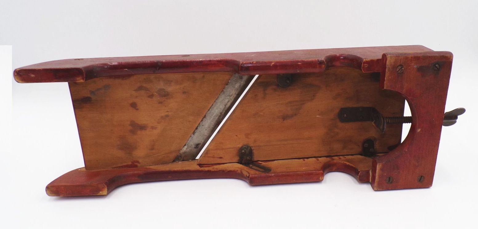 Alter Krauthobel Küchenreibe Gemüsehobel Landhaus Antik Deko 