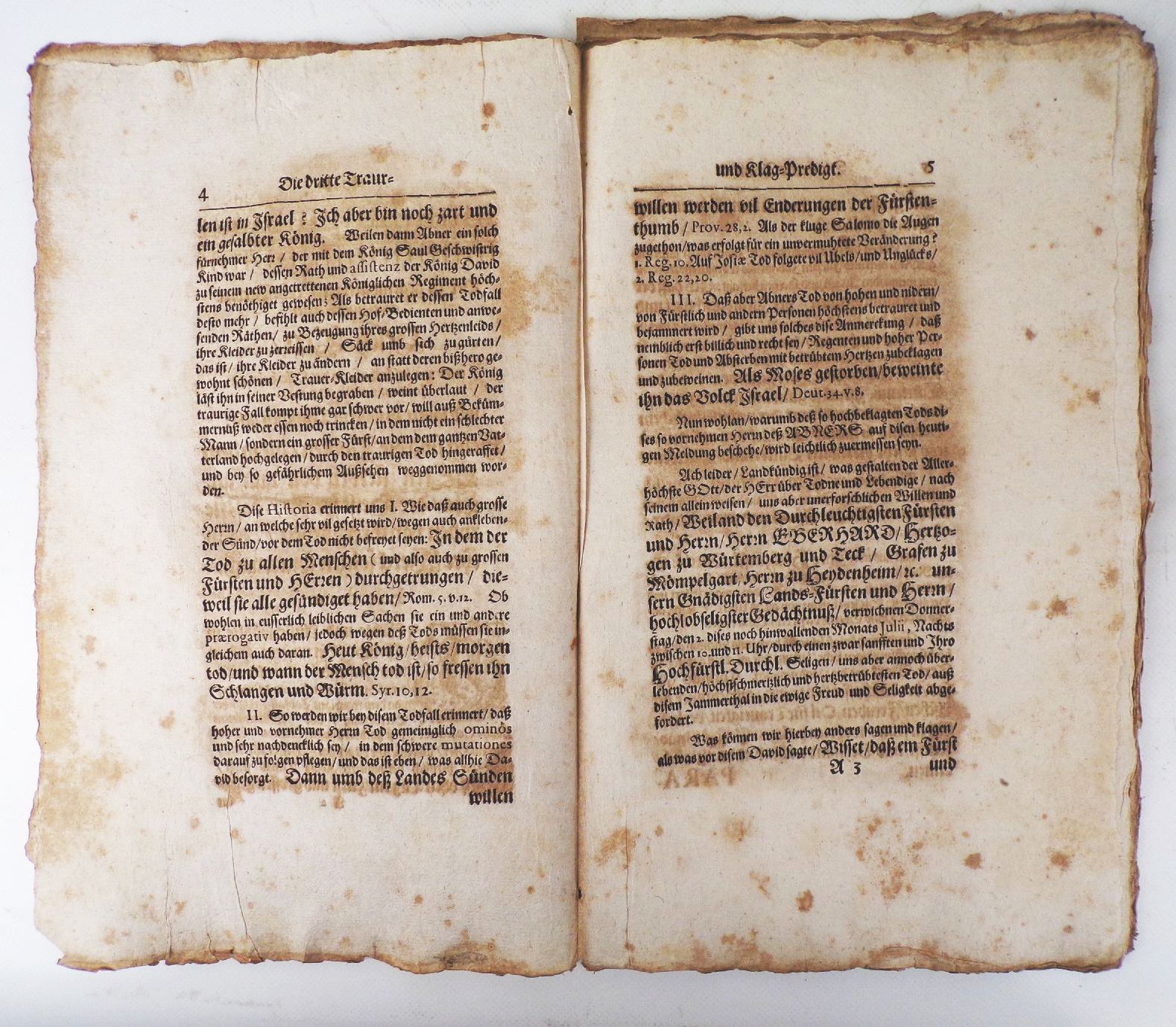 Dritte Leich Predigt Grabrede Eberhard III Herzog zu Würtemberg 1674 Edikt Dritte Leich Predigt Grabrede Eberhard III Herzog zu Würtemberg 1674 Edikt