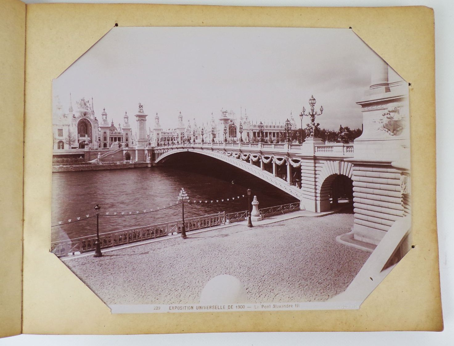 Fotoalbum 1900 Weltausstellung Paris Frankreich großformatige Fotos Exposition 
