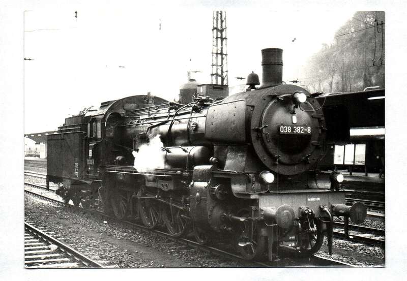 Foto Dampflokomotive Lok 038 382-8 Dampflok 1960er, 1970er