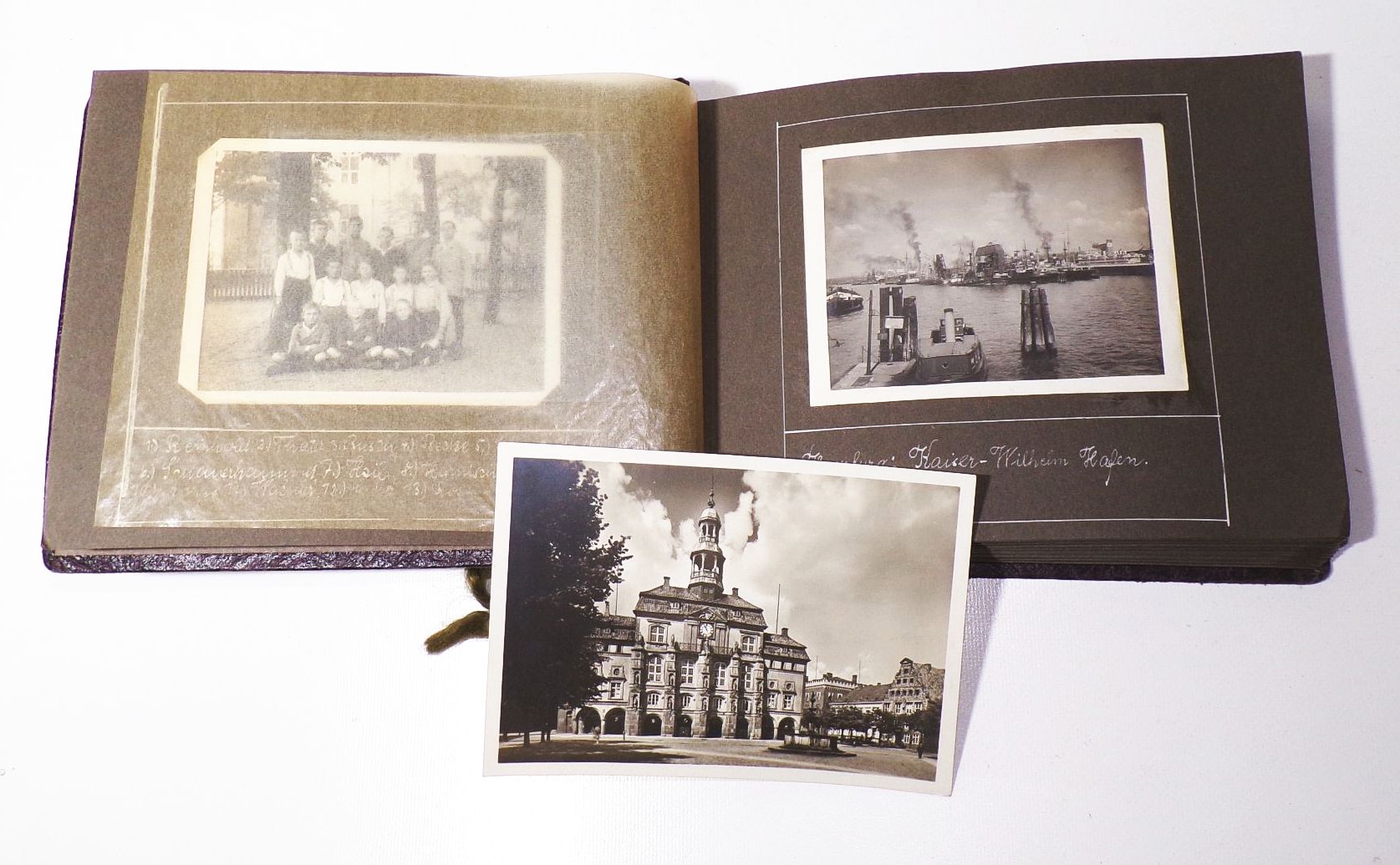 Fotoalbum Ostfriesland Windmühle Moorbagger Moor Erdöl Quelle Wietze 1925