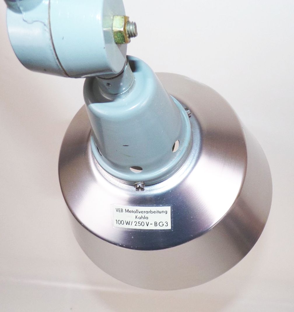 Alte Schreibtischlampe Kahla Gelenkarmlampe Midgard Werkstattlampe E27 Leuchte 