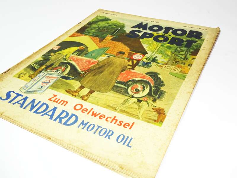 Motor und Sport Heft Heft 13 1930 Standard Motor Oil Eilenriede Dirt-Track 