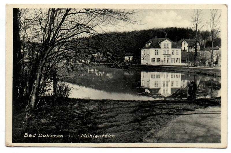 Ak Bad Doberan Mühlenteich 1939 