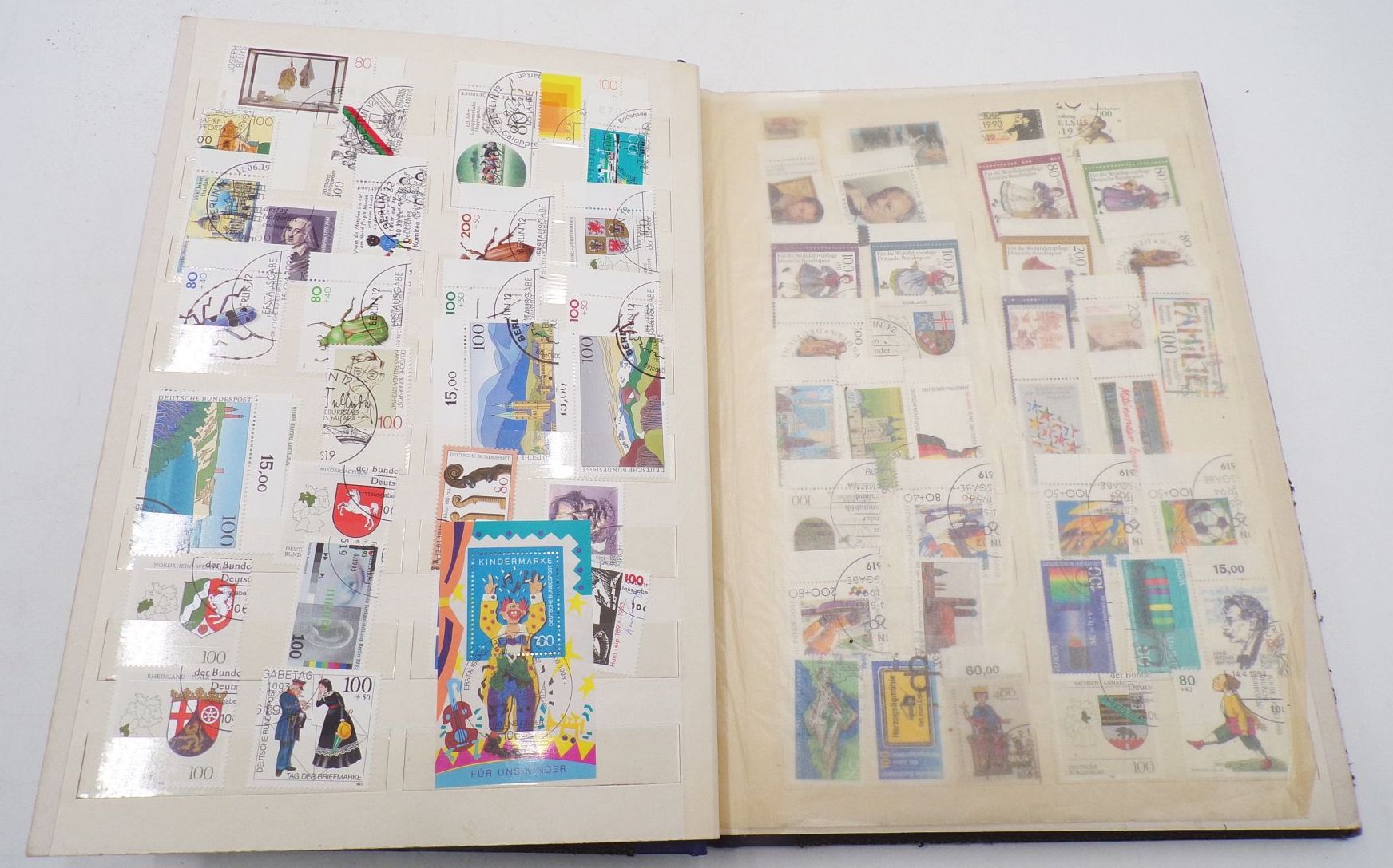 Bundespost Briefmarkenalbum 1991 bis 1995 gestempelt Bundespost Briefmarkenalbum 1991 bis 1995 gestempelt