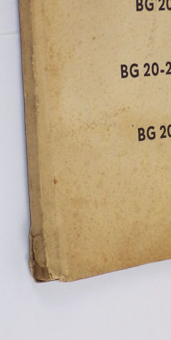 Ersatzteil Katalog BG20 1 2 3 4 Magnettonbandgerät VEB Messgerätewerk Zwönitz 1960