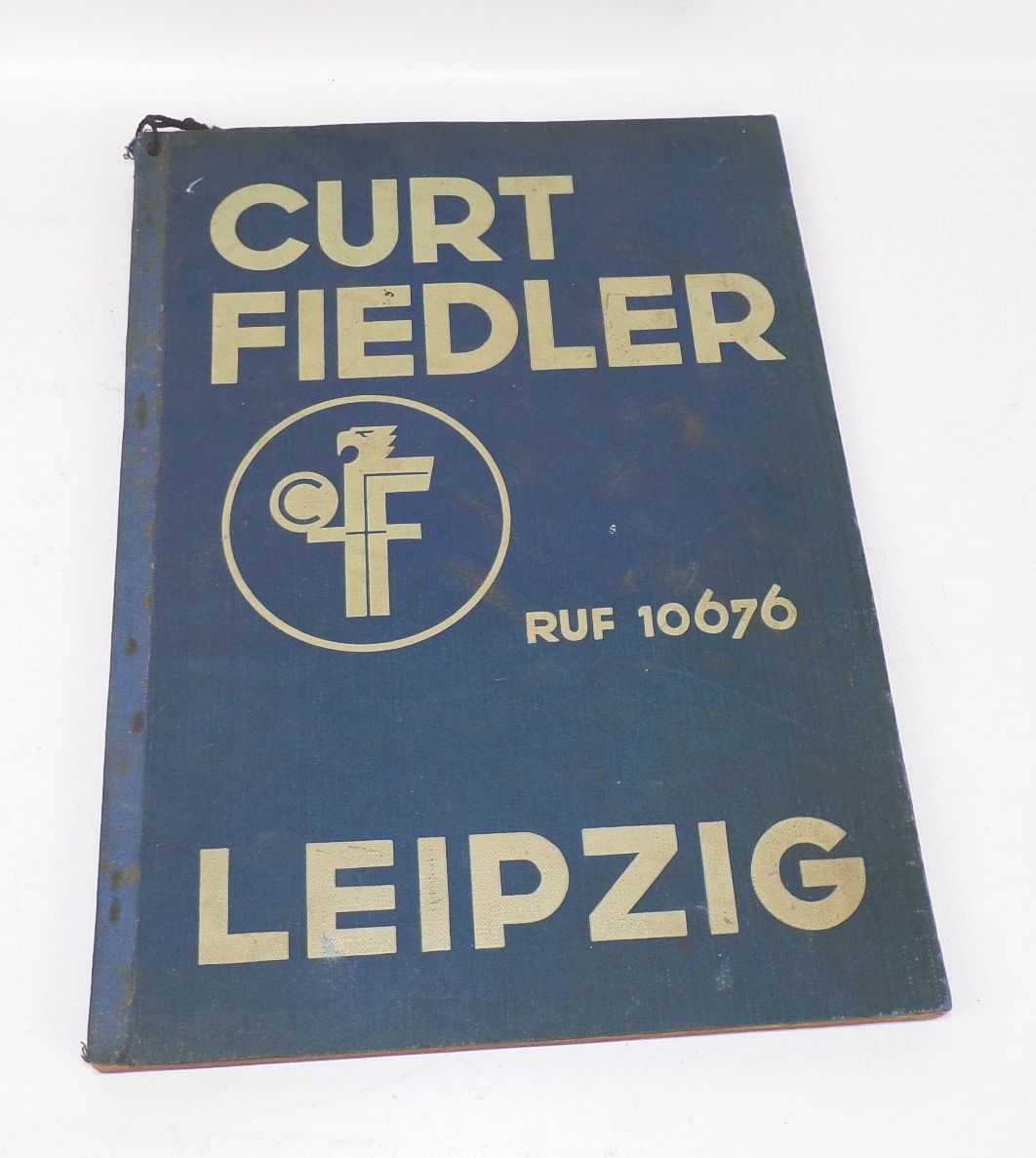 Alter Fahrrad Zubehör Katalog Curt Fiedler Leipzig 1930er bicycle 