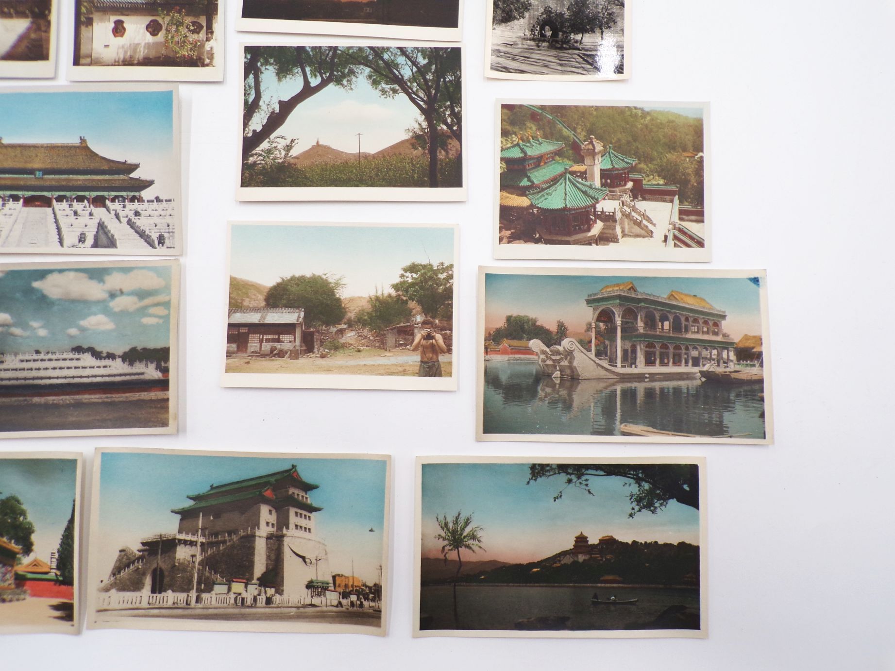 Sammlung China Fotos 1950er Jahre Reise Kultur teilweise in Farbe