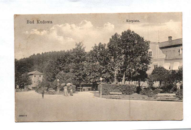 Ak Bad Kudowa Kurplatz Postkarte 1908
