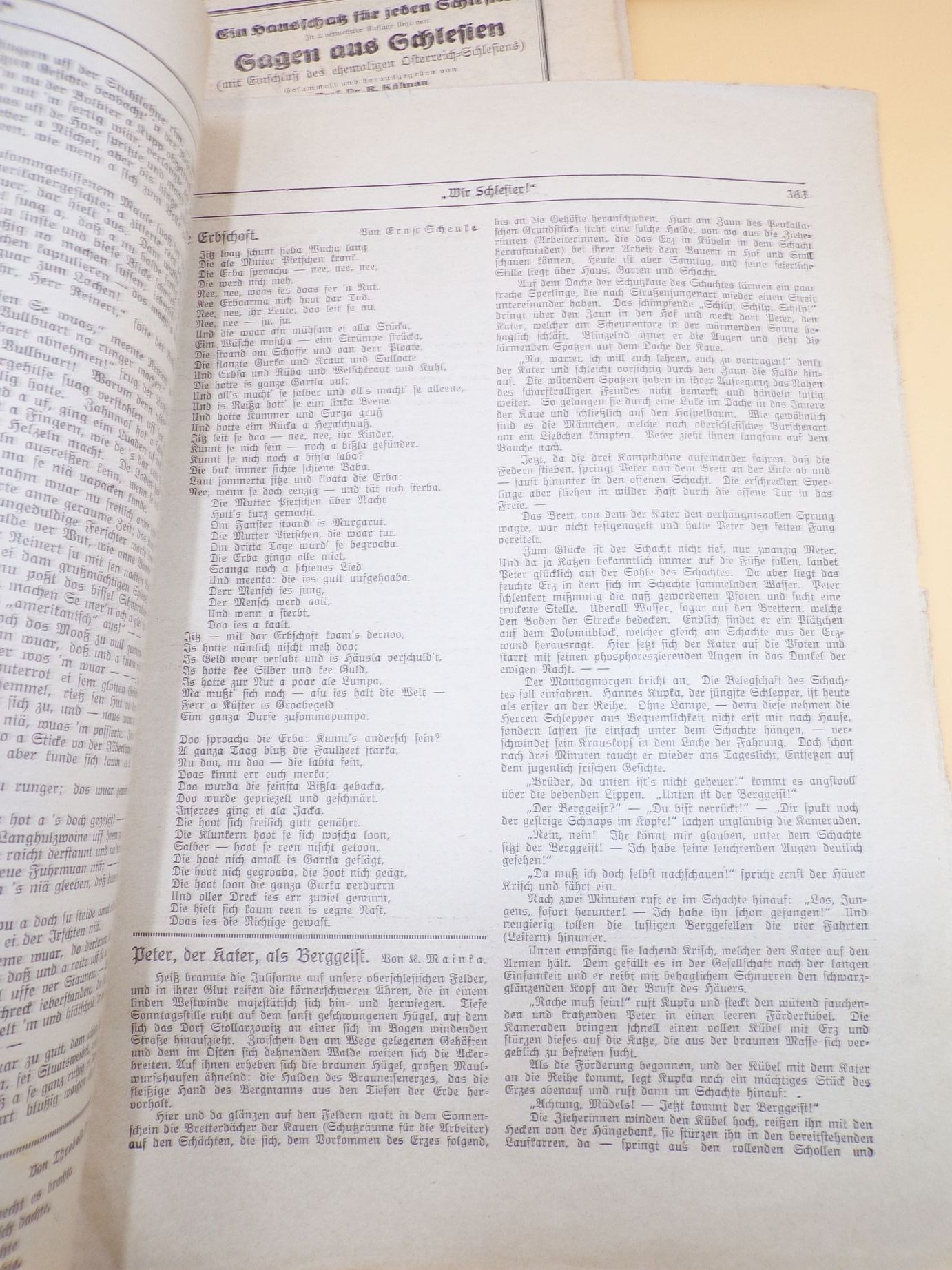 Alte Zeitung Wir Schlesier Schweidnitz 1924 1925 Schlesien